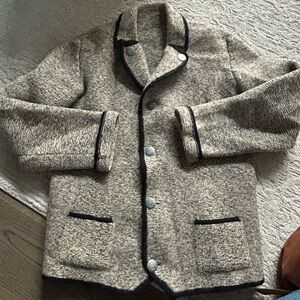 Vintage Leonard Salisburgens Austrian Wool Jacket| Pewter Buttons| Tyrolean Coat